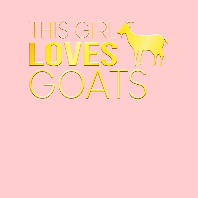 Mädchen Ziege Spruch