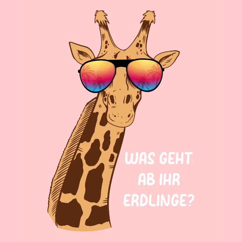 Giraffe Was Geht Ab Ihr Erdlinge? Lustige Giraffe