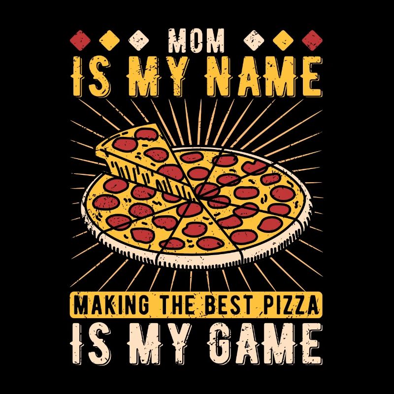 Pizzabäckerin Mutter Pizzaiolo