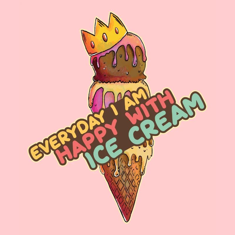 Ice cream logo Summer Soft Ice Cream Gift Idea