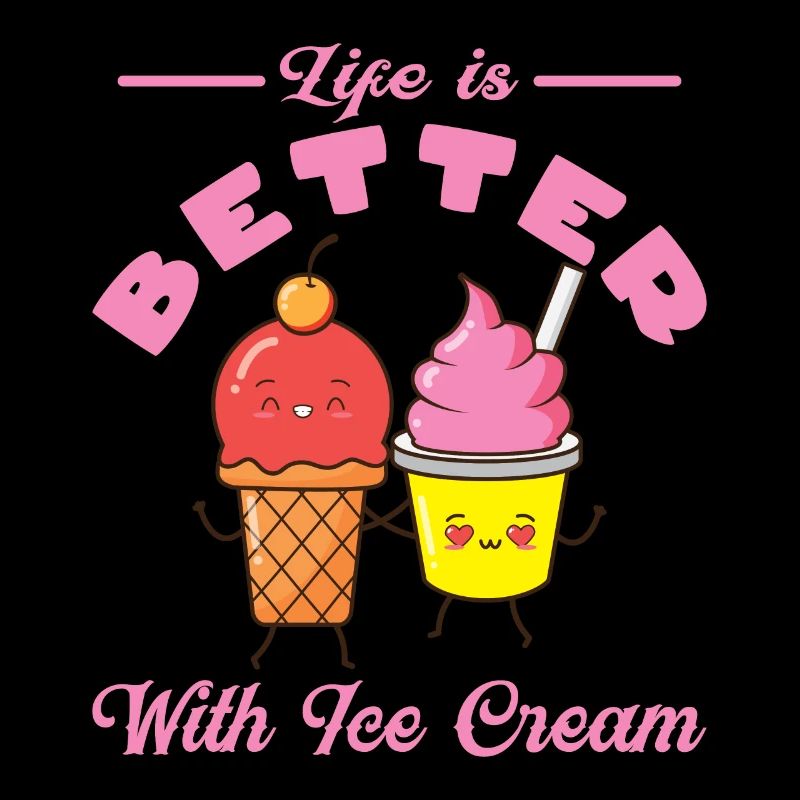 Eiscreme logo Sommer Softeis Geschenkidee