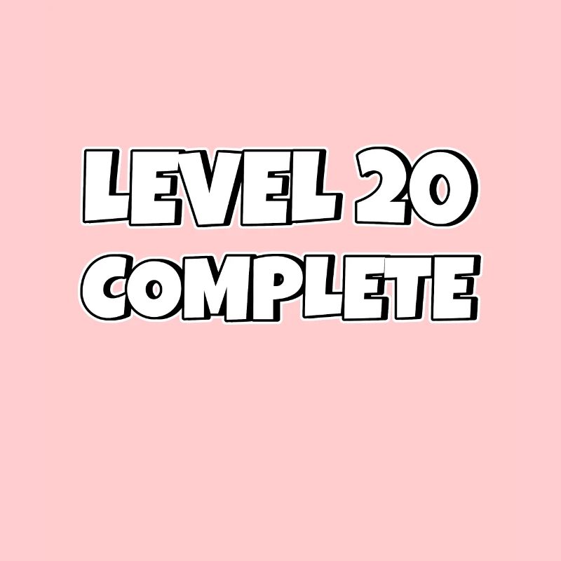Level 20 Complete Geburtstagsgeschenk 20 Jahre
