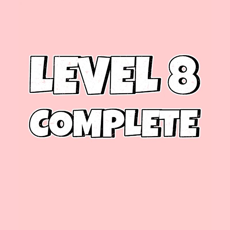 Level 8 Complete Geburtstagsgeschenk 8 Jahre