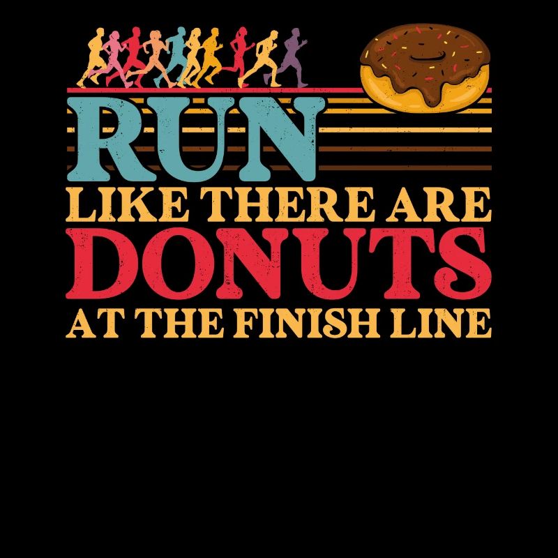 Running Runner Half Marathon Donut