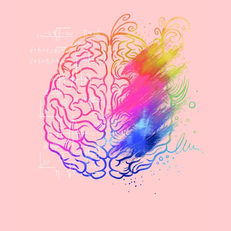 Art teacher brain, math teacher