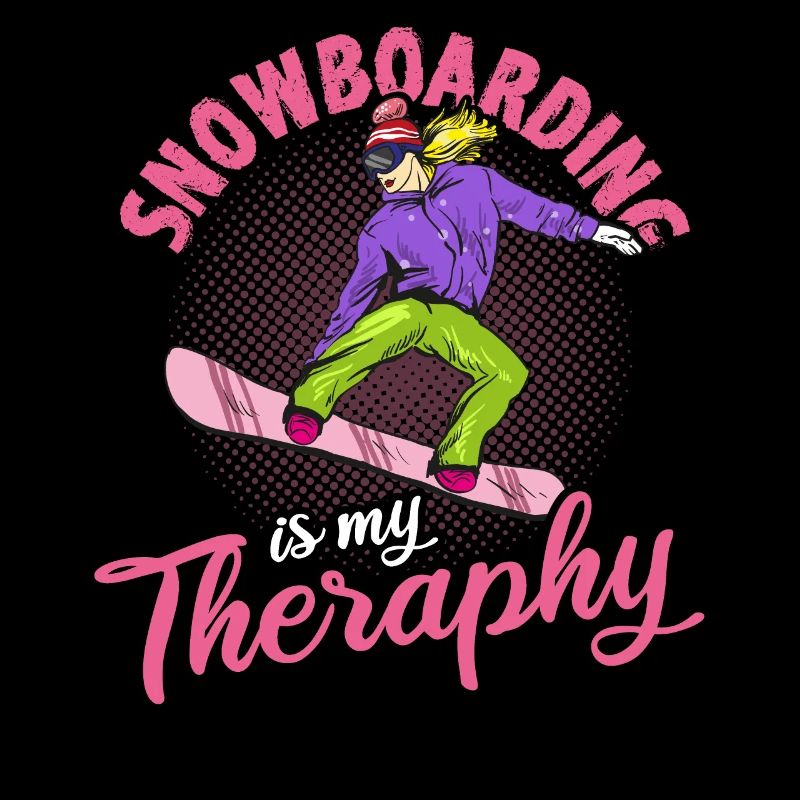 Snowboarding Is My Therapy Snowboarding