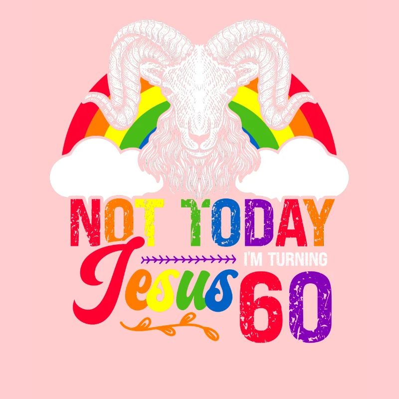 Nicht Heute Jesus Ich Werde 60 Regenbogenschaf