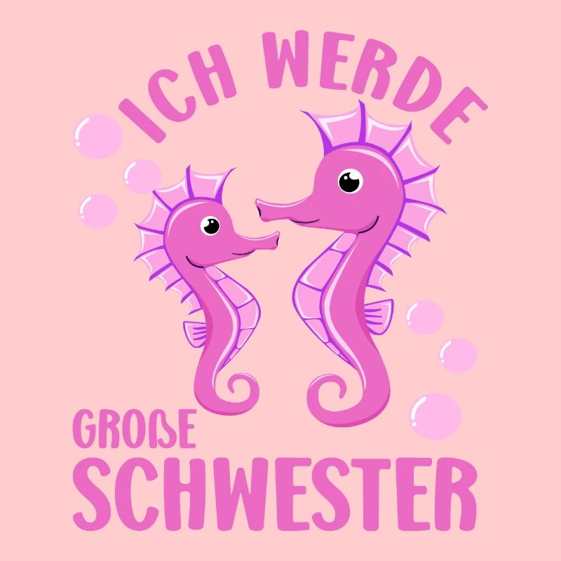 Bald Große Schwester Seepferdchen Geschwister