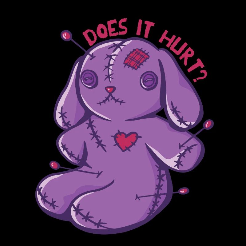 Voodoo bunnies Does it hurt? Voodoo Doll Halloween