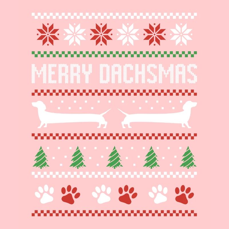 Dackel Wurst Hund Hässlicher Weihnachtspullover