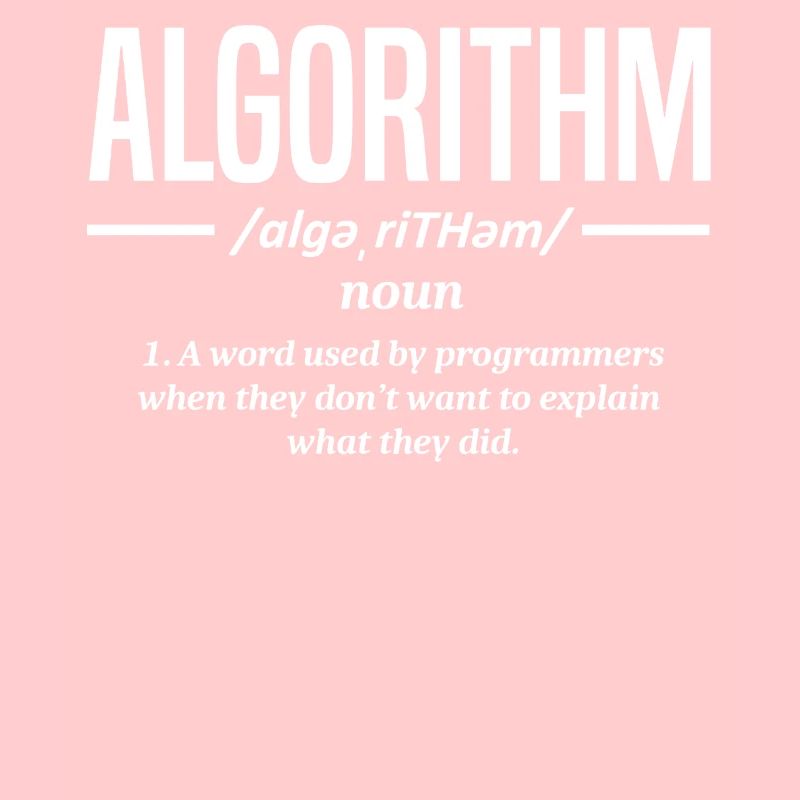 Algorithm programmer, coding, encoder