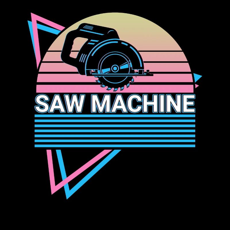 Machine à scier Retro