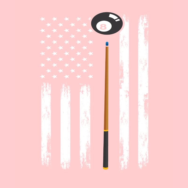 Drapeau du billard des États-Unis