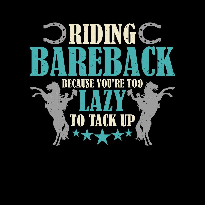 Bareback Riding Bareback Because You're Wild West
