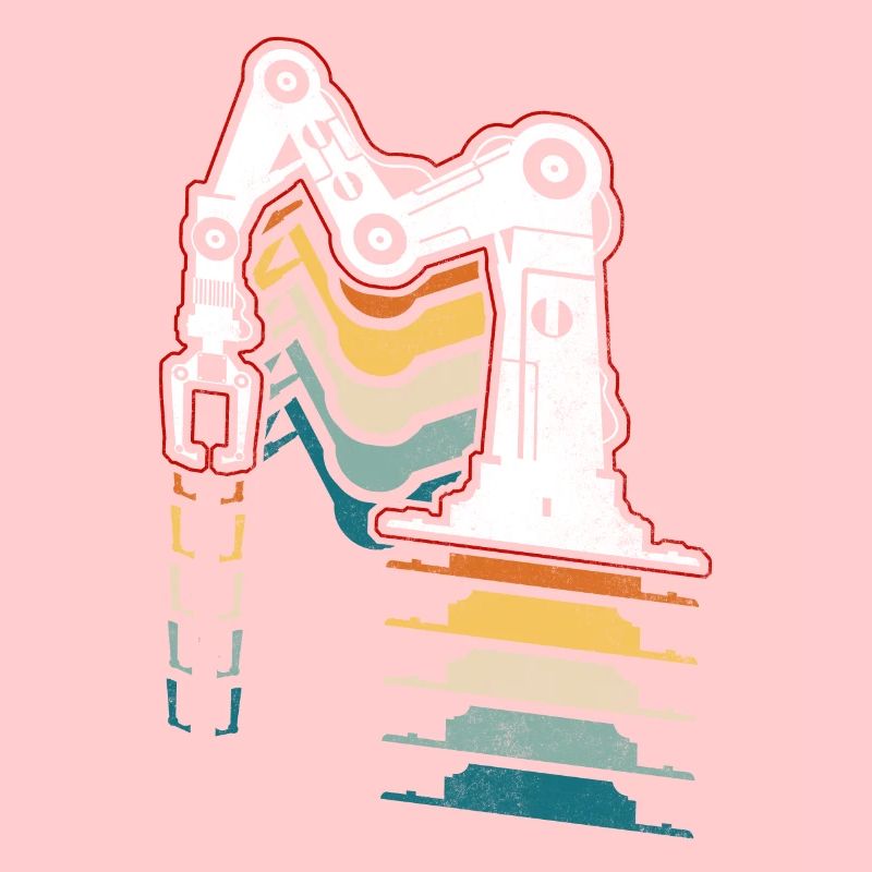 Robot Robotics Engineer Retro