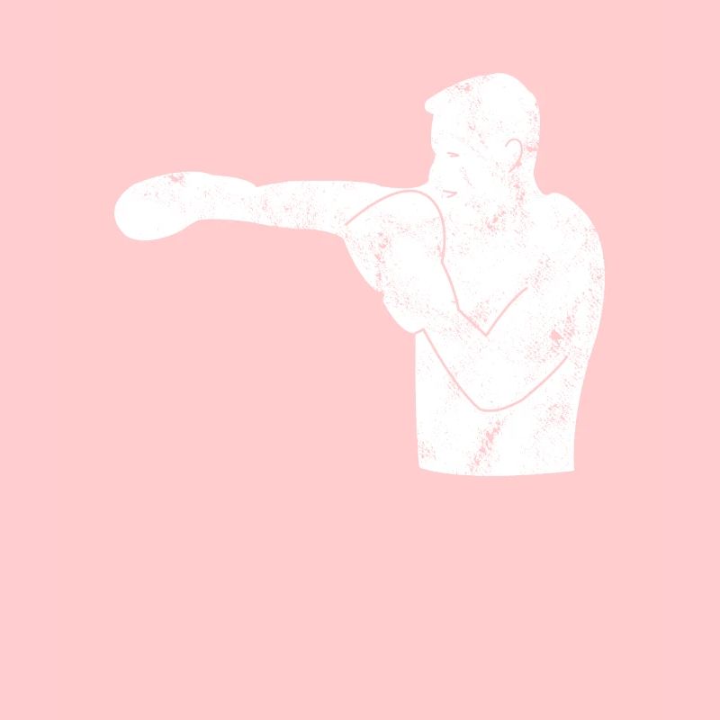 Silhouette de boxeur