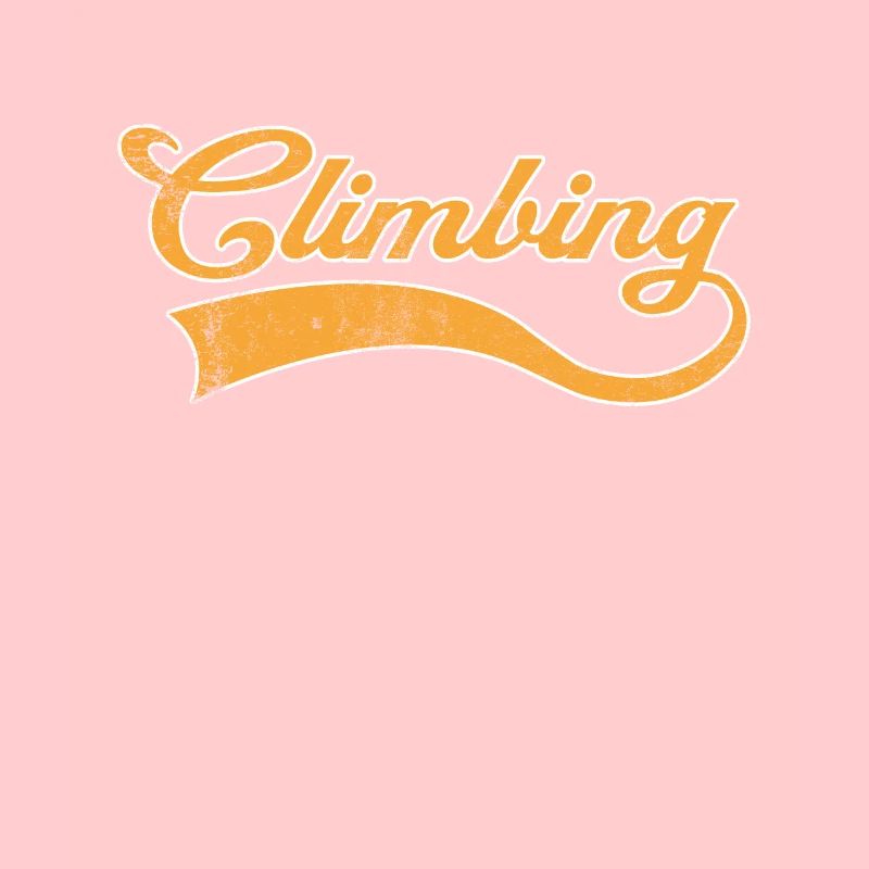 Climbing lettering
