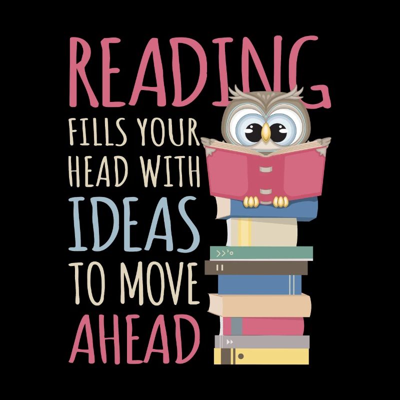 Bücherwurm Lesen Buch Leseratte Bücherei Eule