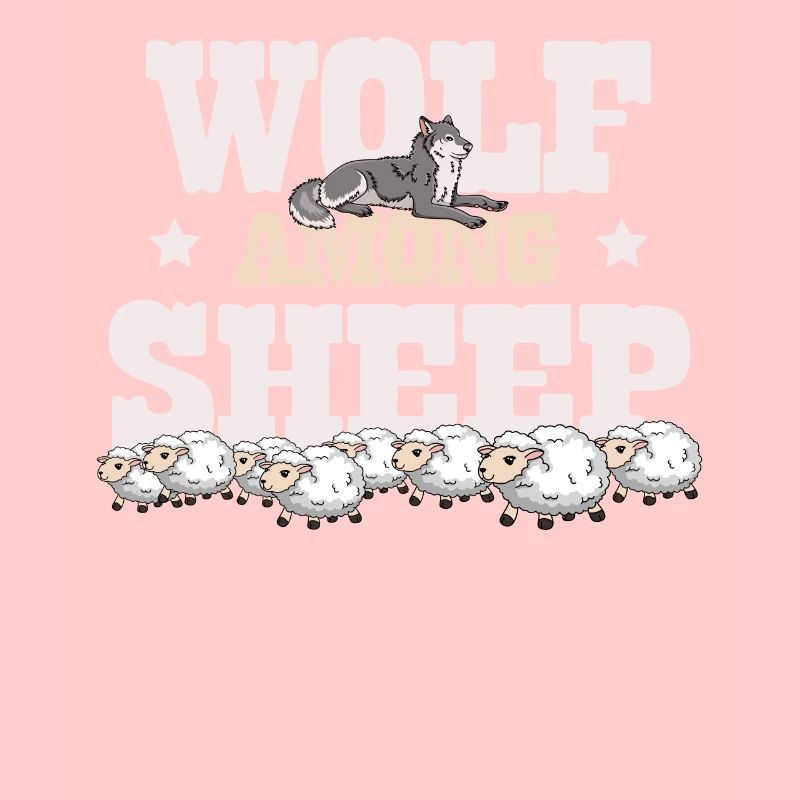 Wolf Unter Schafen Wölfe Tier Werwolf Wolf