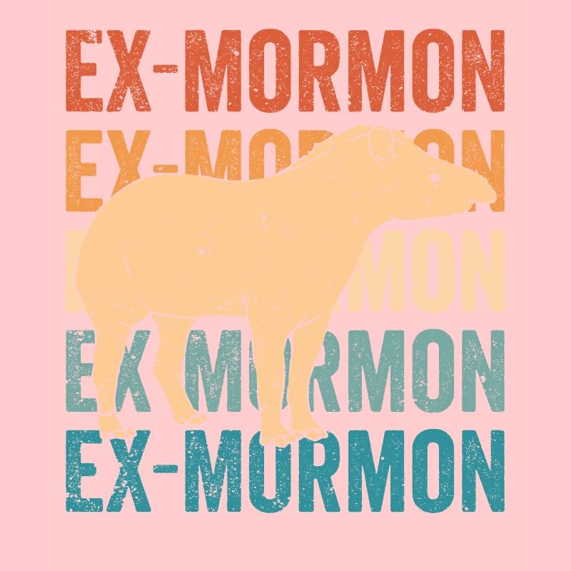 Ex Mormon Tapir Horse LDS Retro Exmo