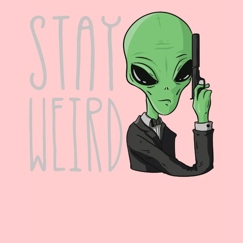 Restez étrange extraterrestre alien