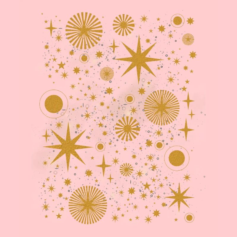 Sorcière Esthétique Céleste Vintage Croissant de Lune Soleil