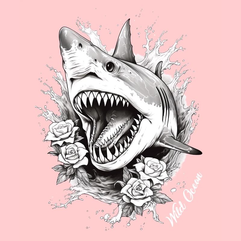 Fleur de requin Oceanographe Plongeur Cadeau