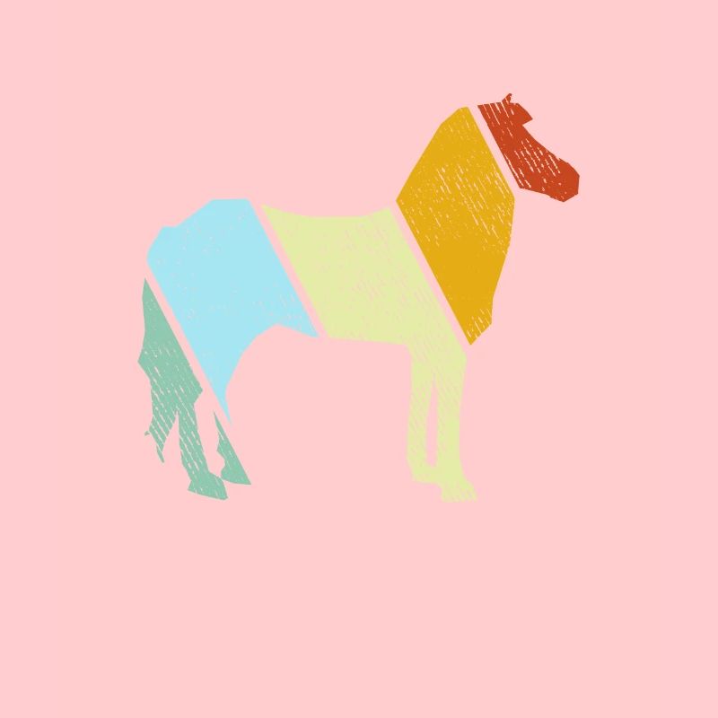 Pferd Retro