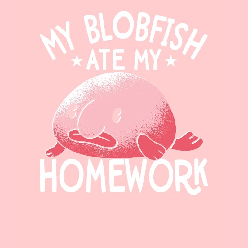 Blobfish a mangé mes devoirs Le propriétaire de Blobfishe