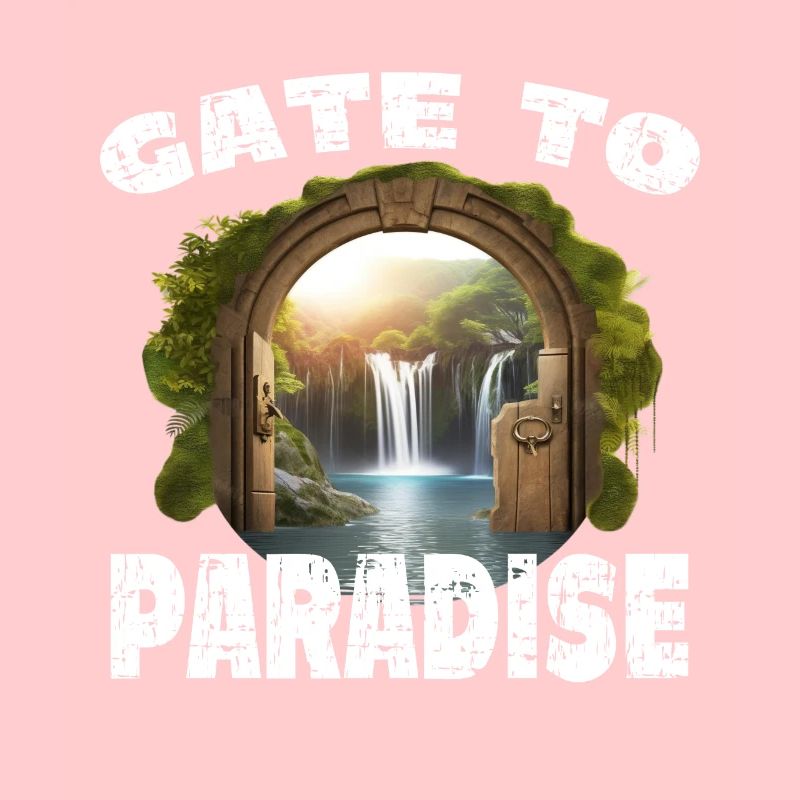 Gate To Paradise Tor Wasserfall Tür Paradies