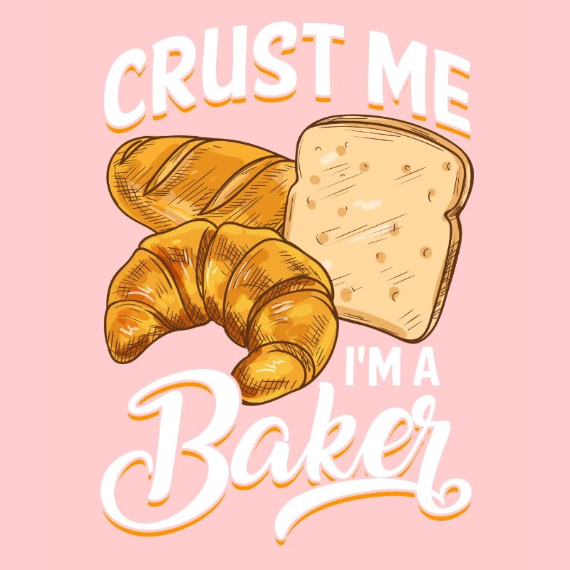 Funny bread baking baker