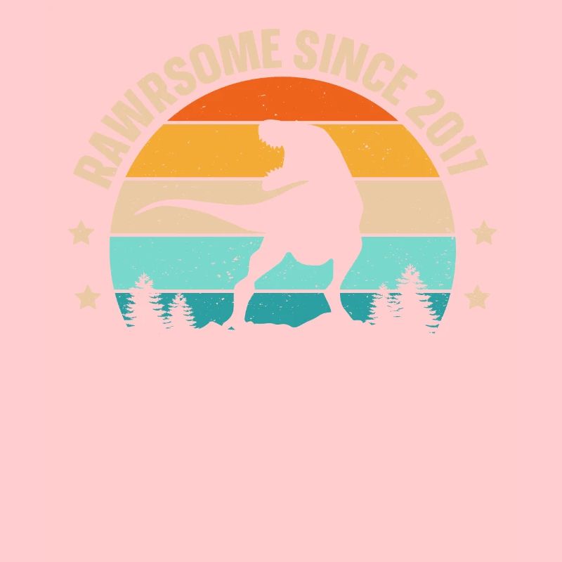 Rawrsome Since 2017 T-Rex 6. Geburtstag