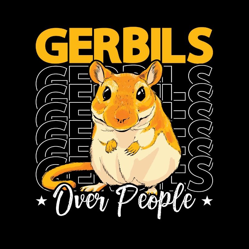Gerbils Over People Mouse Lover Rodent Animals