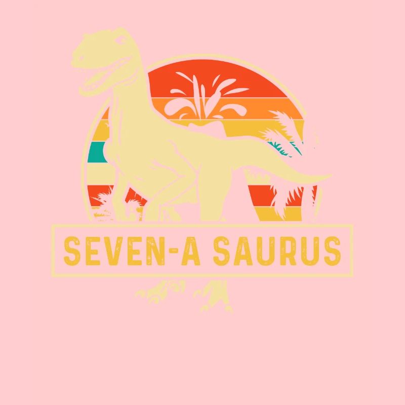 Seven-A Saurus Velociraptor 7. Geburtstag