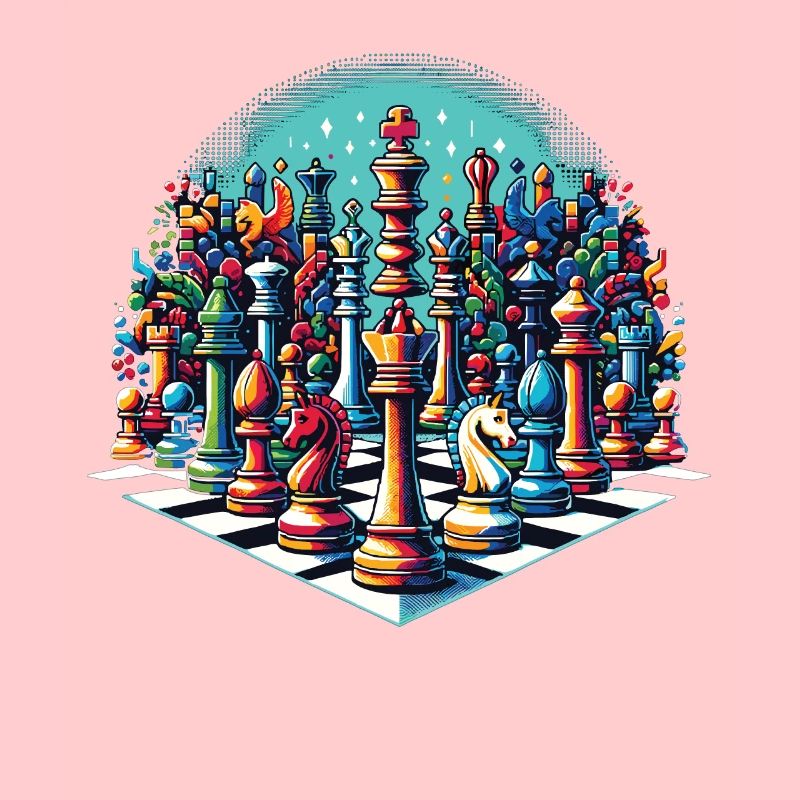 Retro Chess Set Chess Gift