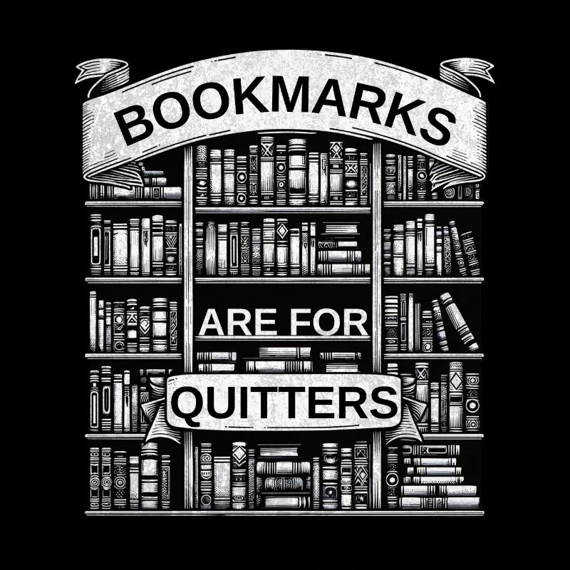 Bookshelf art with bookmarks is something for