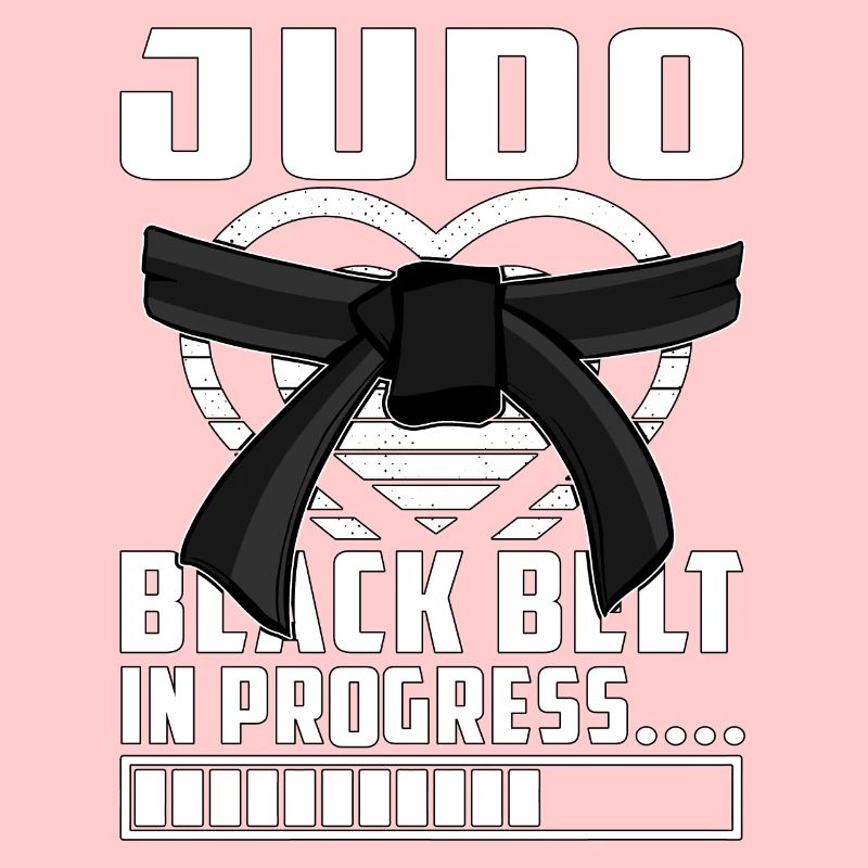 Judo-Schwarzgurt in Arbeit