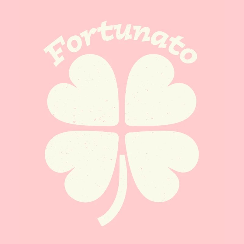 Fortunato Emblem Distressed Vierblatt