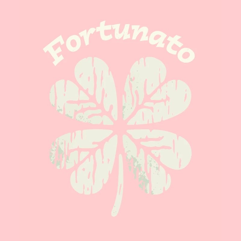 Fortunato Emblem Distressed Vierblatt