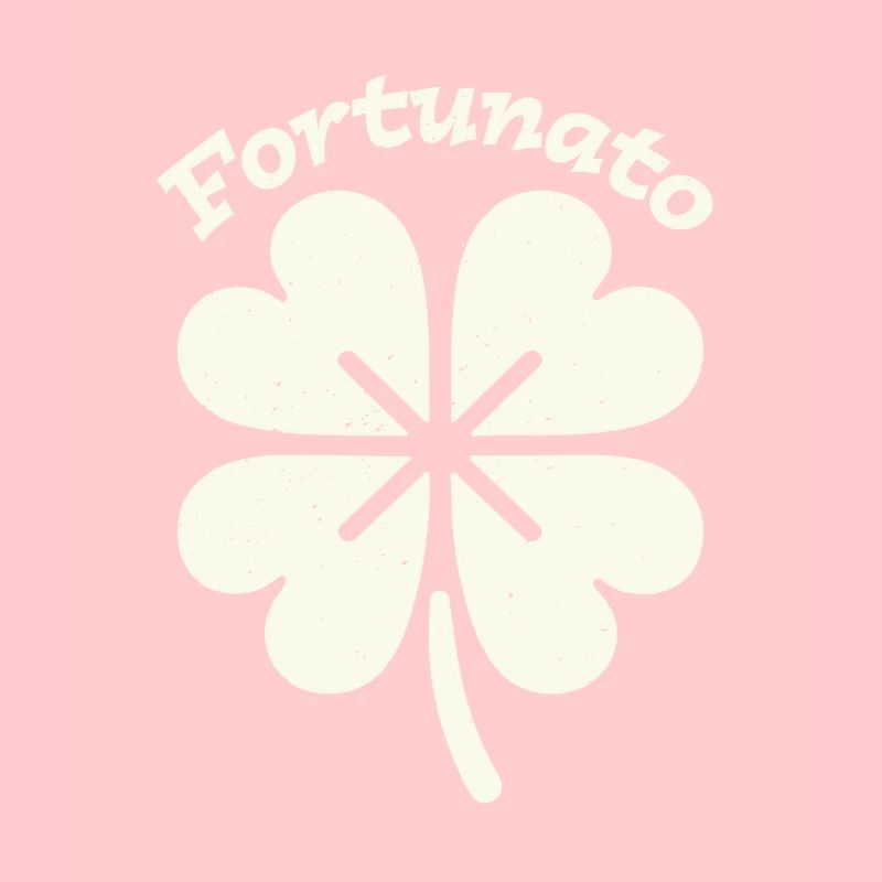 Fortunato Emblem Distressed Four-Leaf