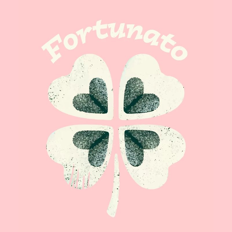 Fortunato Emblem Distressed Vierblatt