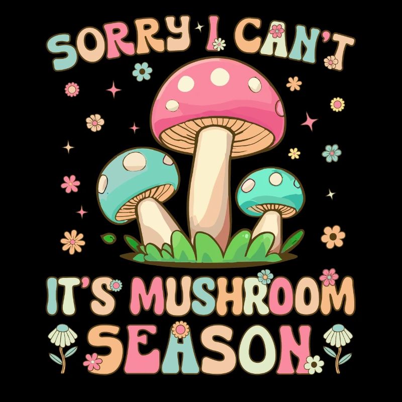 Mycologue groovy à la recherche de champignons
