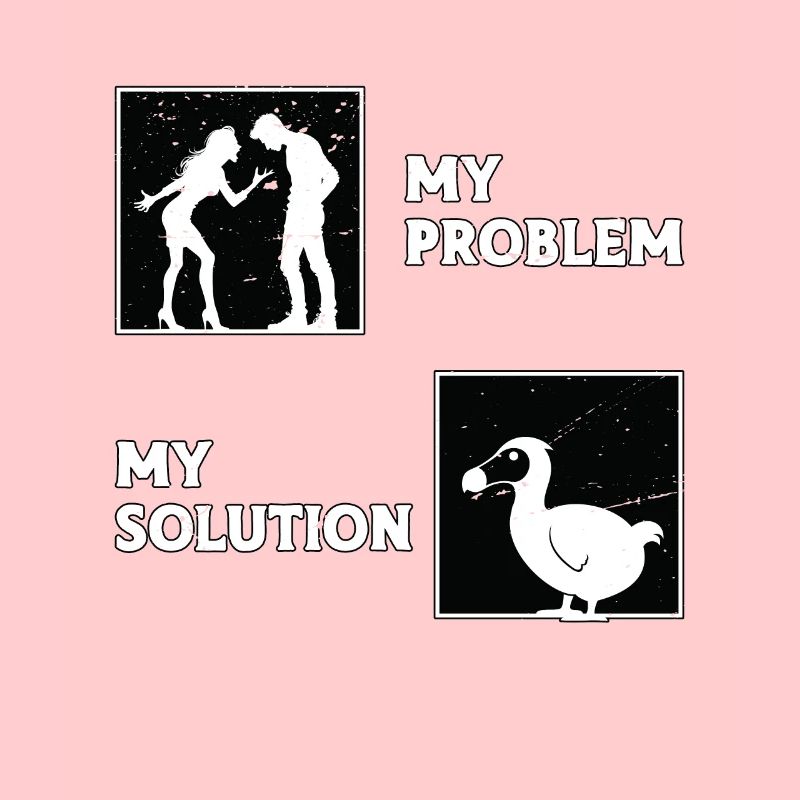 Dodo Bird Lover My Problem My Pictogram Dad Mom