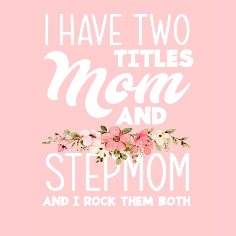 Belle-mère Maman Titre Fleurs