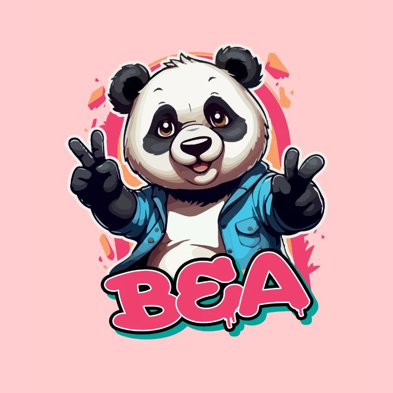 BEA - Schöner Mädchen Name mit coolem Panda