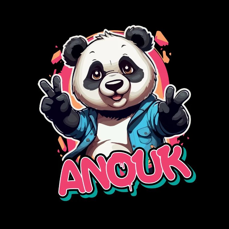 ANOUK - Beau nom de fille avec panda cool