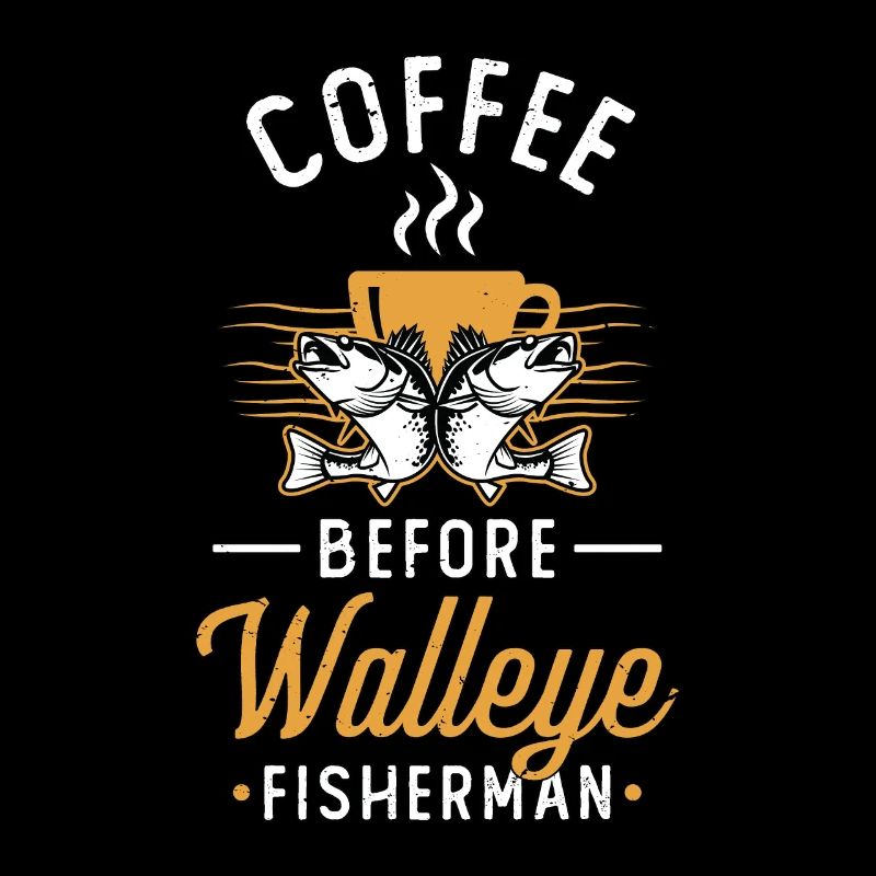 Pêcheur de doré café canne à pêche amateur de café