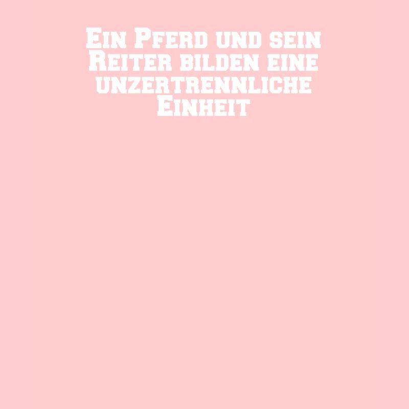 Reiten - Ein Pferd und sein Reiter bilden eine