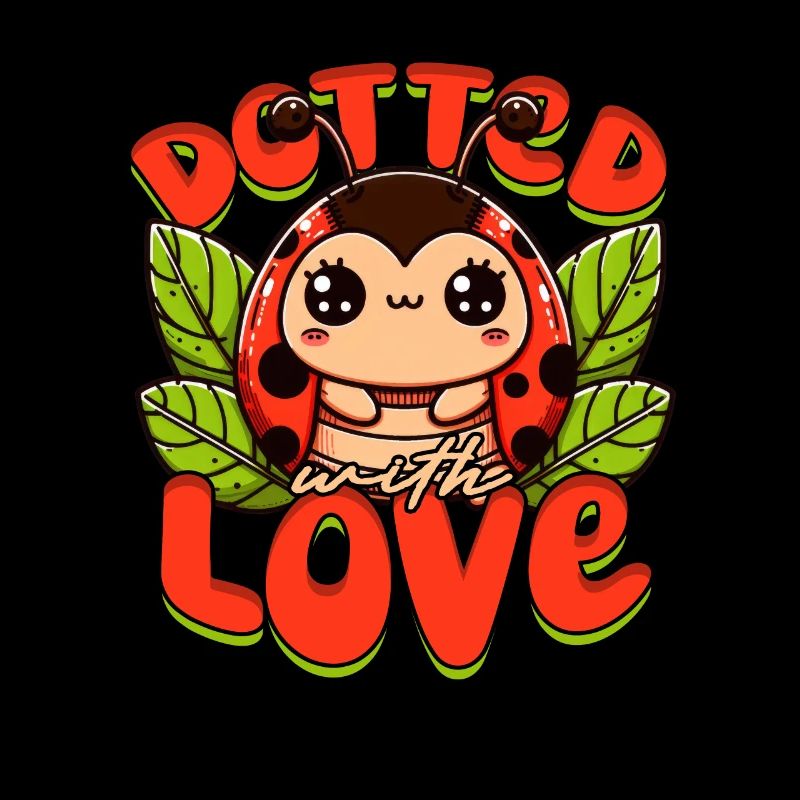 Coccinelle Entomologiste parsemée d’amour