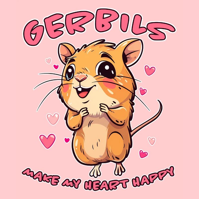 Gerbil Saying Racing Rat Funny Gerbil Gift